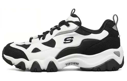 Skechers D Lites 2.0 Sport Shoes Black/White Women's