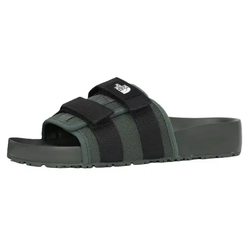 THE NORTH FACE WOVEN SLIDE EX Slip Resistant Quick Dry Slide Slippers Women's Green Black