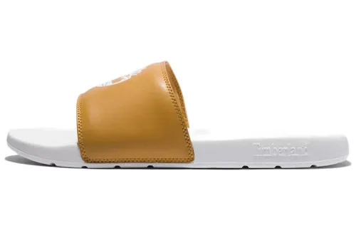 Timberland Playa Slide Slippers Women's White/Yellow