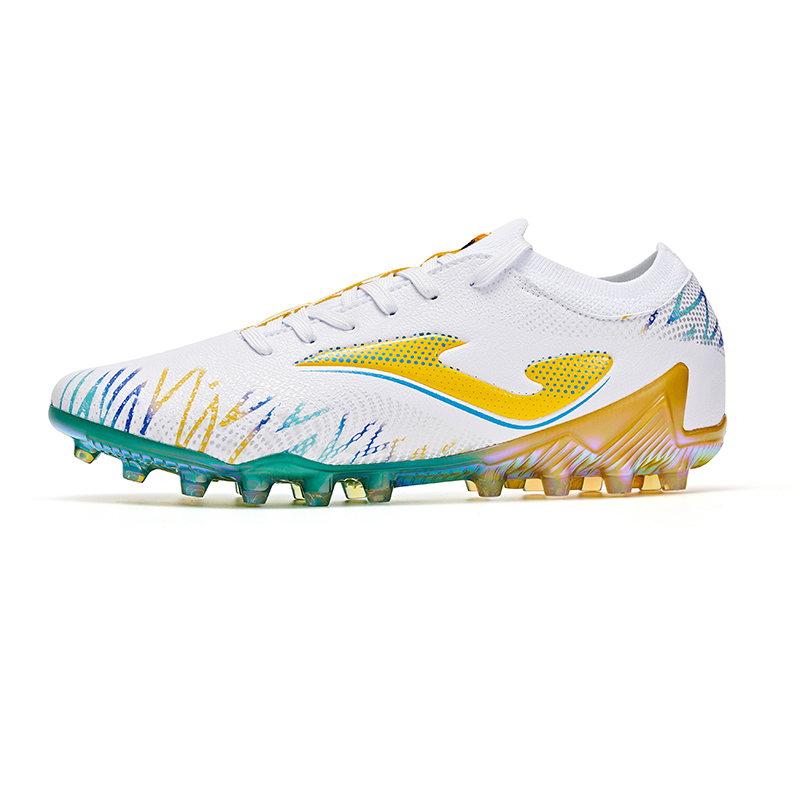 Joma MG Multi Ground Synthetic Leather Soccer Shoes Men’s White Gold