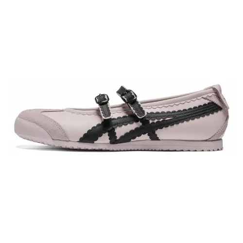 Onitsuka Tiger Onitsuka Tiger MEXICO 66 TGRS synthetic leather sheep leather fashionable and comfortable flat heel Mary Jane shoes women pink