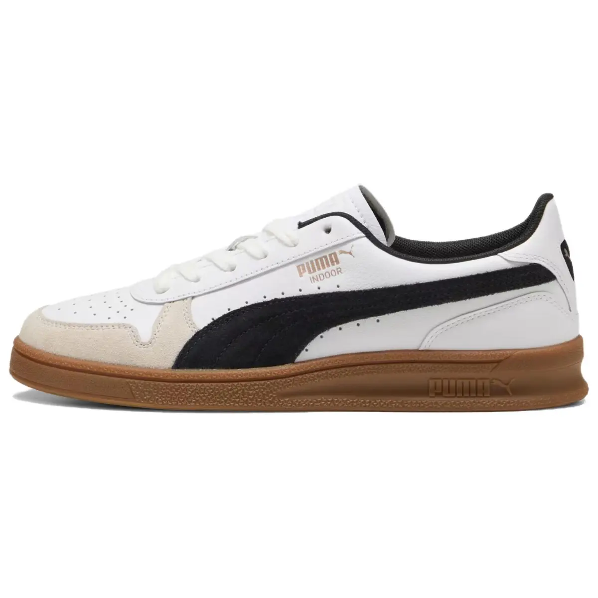 PUMA Indoor Classic Vintage Low top Casual Shoes Unisex Black White