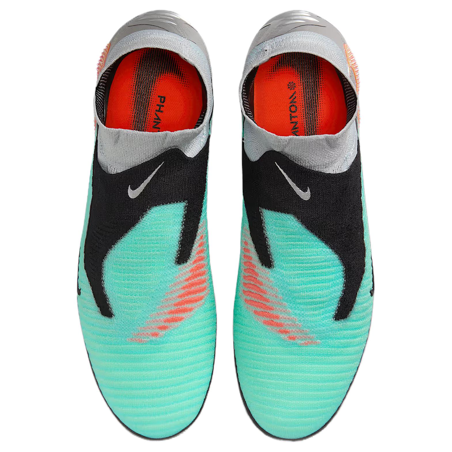 Nike Abrasion Resistant Soccer Shoes Unisex Black Green