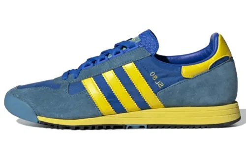 Adidas Originals Sl 80 Shoes 'Glory Blue Yellow Tactile Steel'