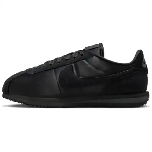 Nike Cortez Textile Satin 'Triple Black' Women's