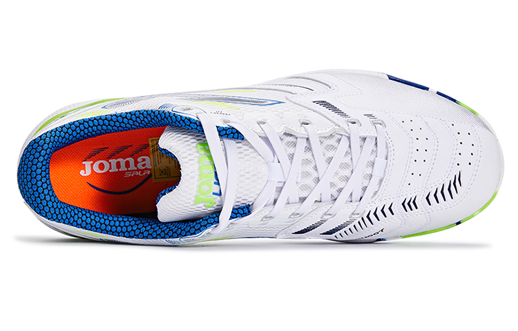 Joma Cushioning, Wear Resistant Soccer Shoes Men’s White Green