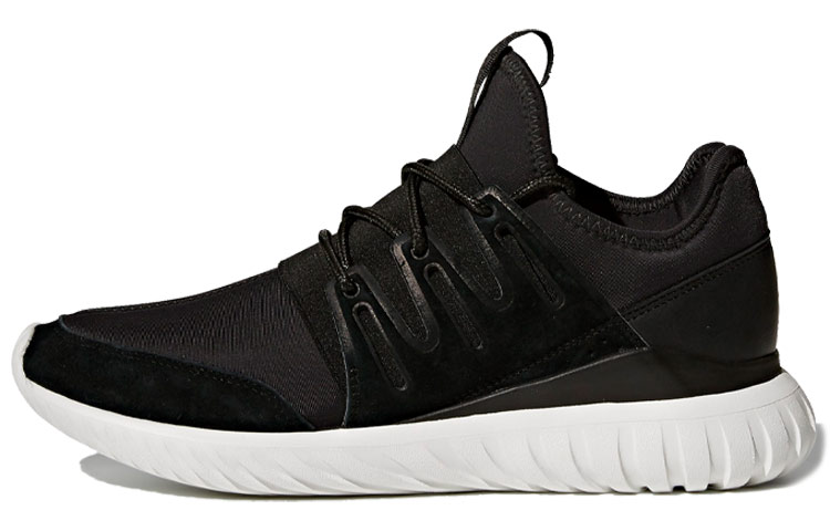 Кроссовки adidas originals Tubular Radial (черно-белые) — Чёрный / белый — фото 1