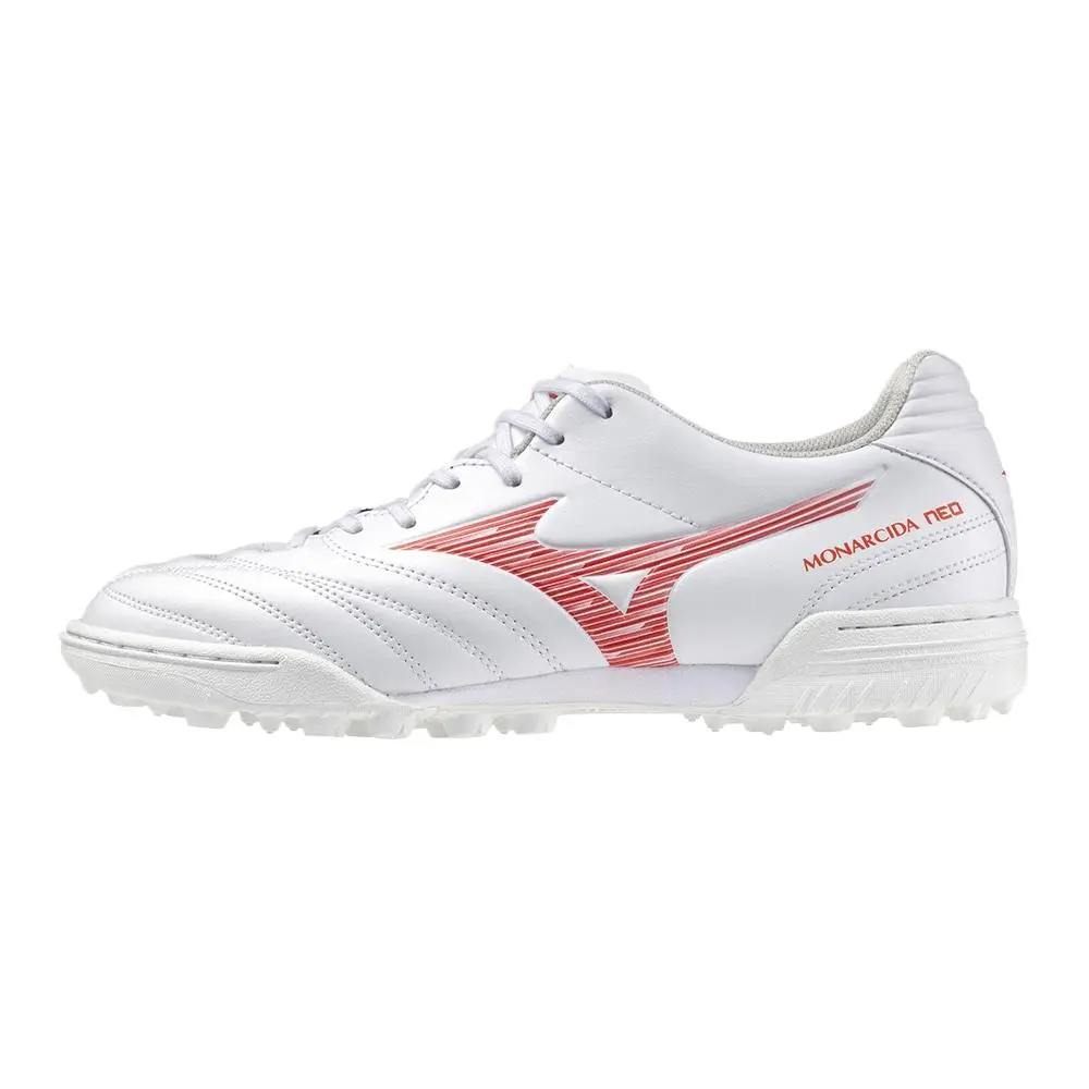 Mizuno Monarcida Neo 3 AG Artificial Ground Artificial Leather Soccer Shoes Unisex White