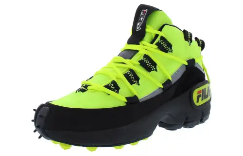 FILA Grant Hill 1 Comfortable Round Toe Mid top Casual Shoes Women's Green