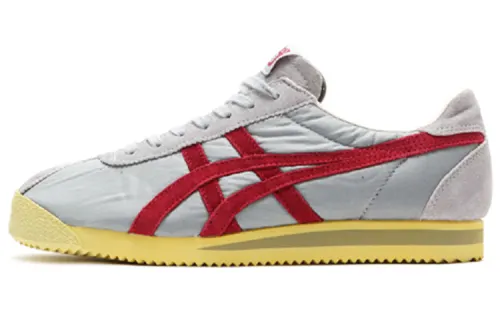 Onitsuka Tiger Corsair Vintage Abrasion Resistant Low top Casual Shoes Unisex Gray Red