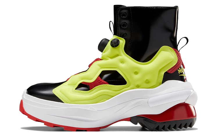 Кроссовки Maison Maison Margiela/ x Reebok Instapump Fury (желто-черно-красные)