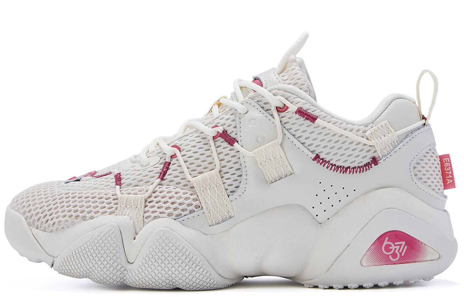 PEAK Taichi 6371 Basketball Culture Collection, Sound Wave Sports Casual Shoes Women's Ecru