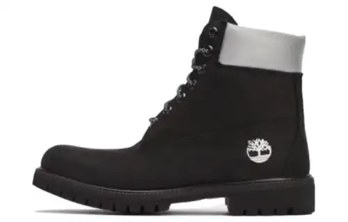 Timberland 6' Boot Dtlr Black Silver