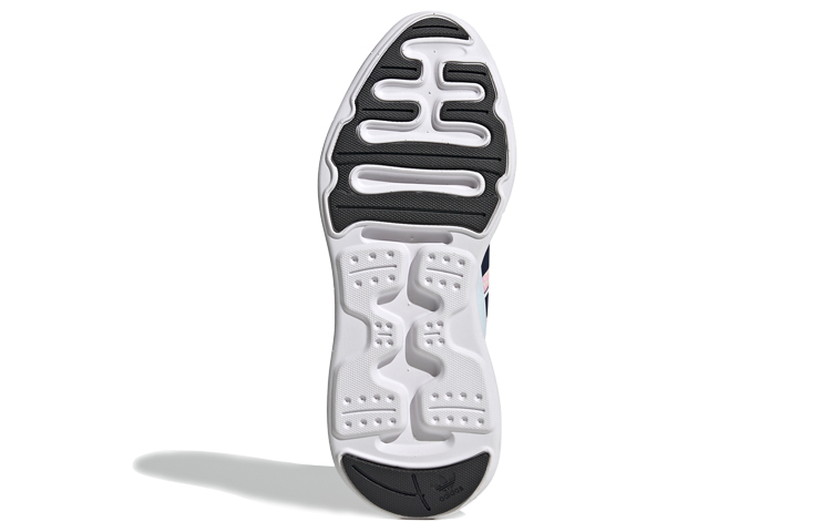 Женские кроссовки adidas originals ZX 2K Florine (бело-сине-оранжевые) — Белый / синий / оранжевый — фото 6