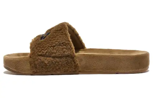 FILA Drifter Comfortable Round Toe Slide Slippers Unisex Brown
