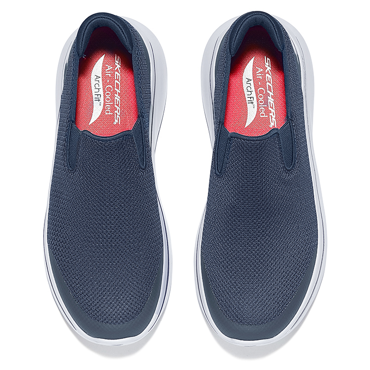 Skechers Abrasion Resistant Support Height Increasing Low top Casual Shoes Men’s Marine Blue