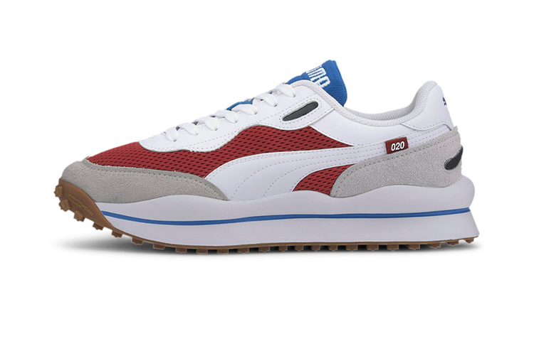PUMA Style Rider Warm Texture 'White Red Dahlia'