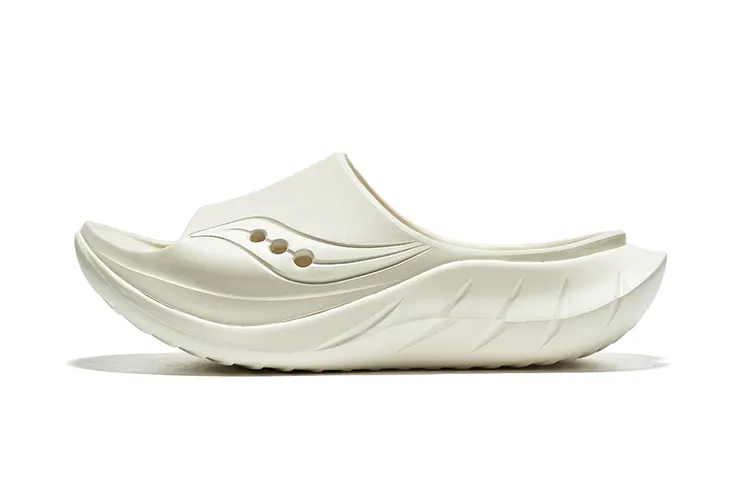 Saucony Cradle Baby Cradles 2 EVA Slip Resistant Slide Slippers Unisex Light Gray Beige