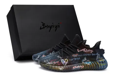 Adidas Originals Yeezy Boost 350 V2 811 Manufacturing, Roman Encounter, Special Shoe Box Low top Casual Shoes Unisex