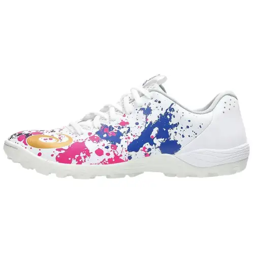 Asics TOQUE 8 Soccer Shoes Unisex White Red Blue