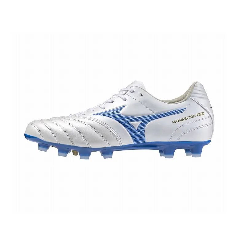 Mizuno Monarcida Abrasion Resistant Abrasion Resistant Soccer Shoes Unisex White Blue