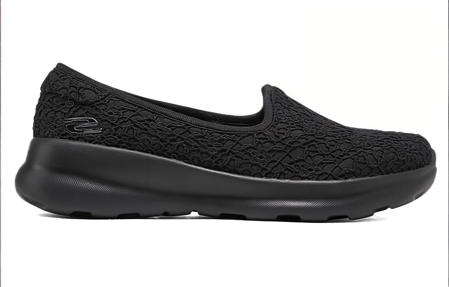 Skechers Cushioning Abrasion Resistant Cushioning, Wear Resistant Low top Casual Shoes Women’s Black