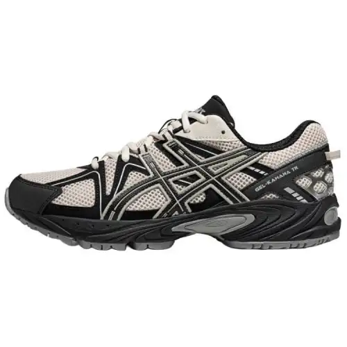 ASICS Gel Kahana TR Abrasion Resistant Breathable Low top Casual Shoes Unisex Gray Black
