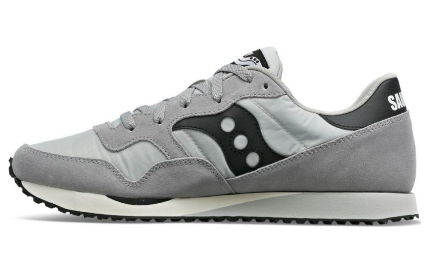 Saucony DXN Trainer Cushioning Slip Resistant Low top Casual Shoes Unisex Gray Black