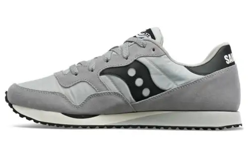 Saucony DXN Trainer Cushioning Slip Resistant Low top Casual Shoes Unisex Gray Black
