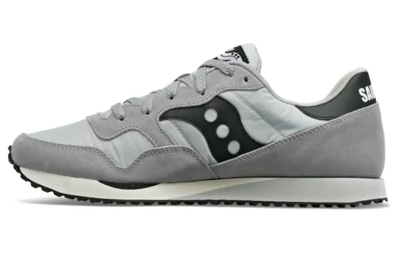 Saucony DXN Trainer Cushioning Slip Resistant Low top Casual Shoes Unisex Gray Black