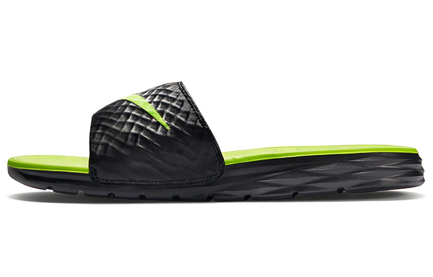 Nike Benassi Solarsoft Black/Volt