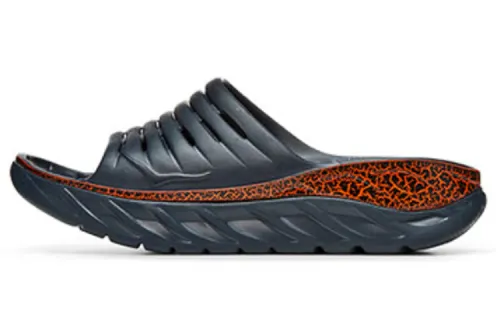 HOKA ONE ONE Slide Slippers Women's Black/Orange