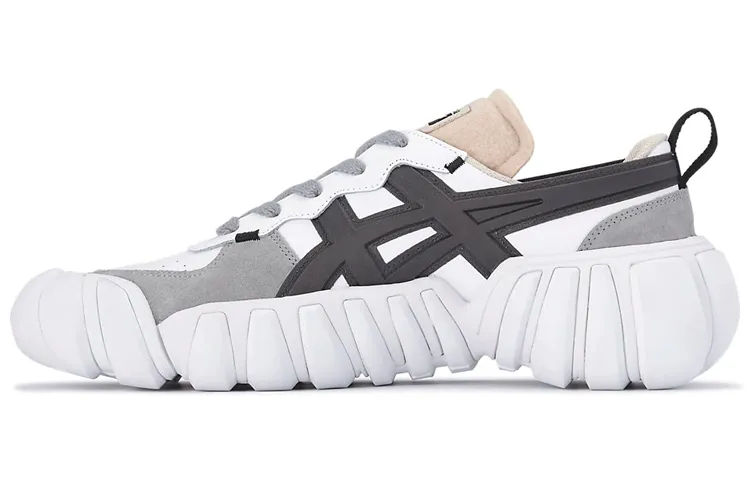 Onitsuka Tiger Dentigre LS Cushioning Slip Resistant Low top Casual Shoes Unisex White