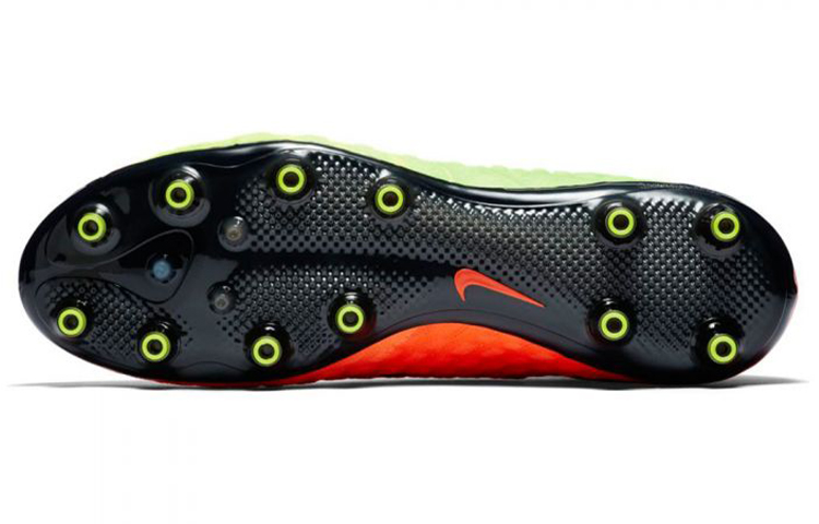 Мужские бутсы Nike AG Football Boots (зелено-черные) — Зелёный / чёрный / красный — фото 6