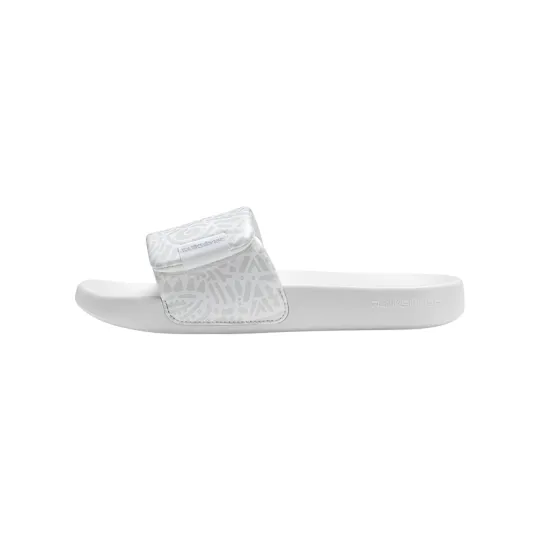 Quiksilver EVA Graffiti Abrasion Resistant Abrasion Resistant Slide Slippers Women's Raw White