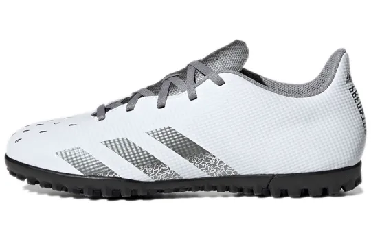 Adidas Predator Freak.4 Turf Soccer Shoes 'Cloud White Iron Metallic Solar Red'
