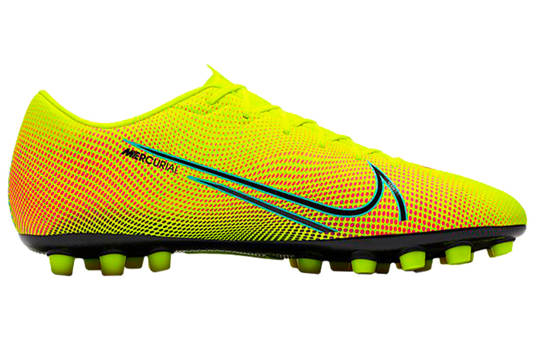 Мужские бутсы Nike Mercurial Vapor 13 Academy MDS AG (желтые) — 毒柠檬黄/极光/黑 — фото 2