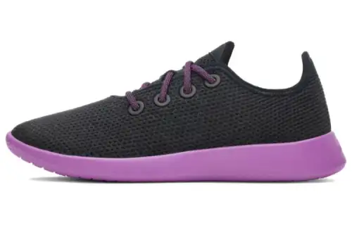 Allbirds Tree Runner Casual Shoes Women's Low Top Black/Purple