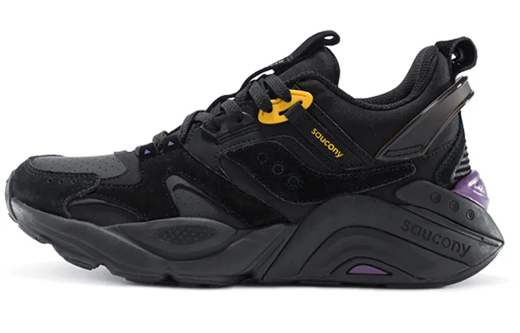 Saucony Gram 9000 Winter Casual Shoes Women's Low Top Black/Purple