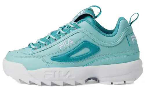 FILA Disruptor Cushioning Abrasion Resistant Breathable Low top Casual Shoes Women's Blue