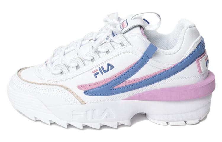 FILA Disruptor 2 EXP Lace Up Low top Casual Shoes Women's White Pink
