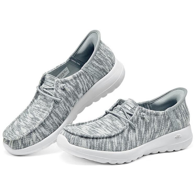 Skechers Slip Ins Low top Casual Shoes Women’s Gray White