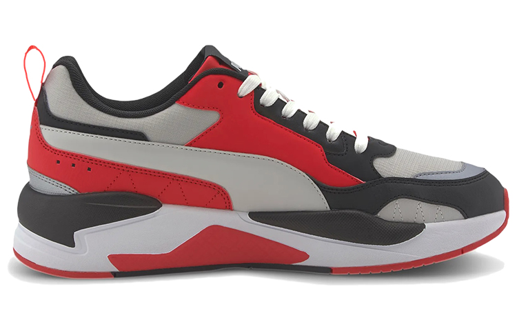 Кроссовки PUMA X-Ray 2 Square Pack (серо-красно-белые) — фото 2