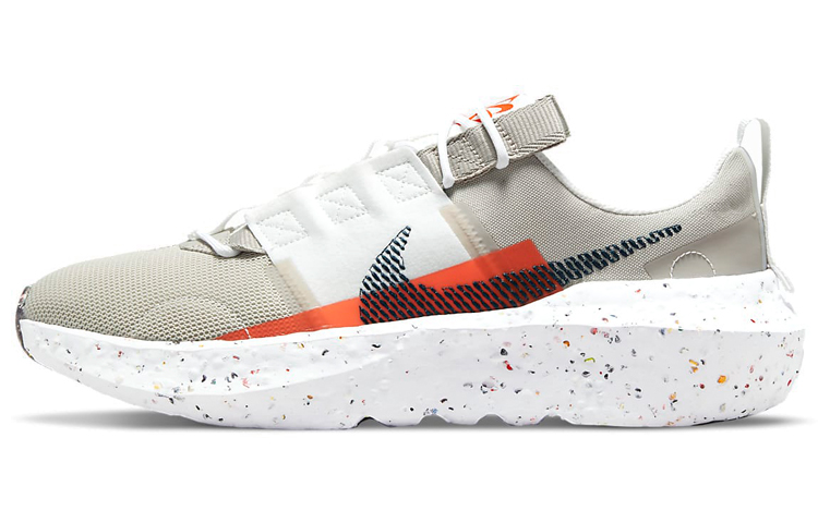 Мужские кроссовки Nike Nike Crater Impact (белые с серым и оранжевым)