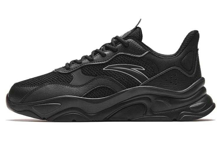 Anta Millennial Generation Comfortable Cushioning Abrasion Resistant Low top Casual Shoes Women's Black