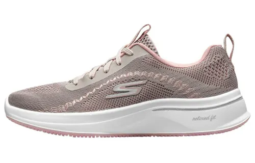 Skechers Casual Shoes Women's Low Top Taupe/Pink