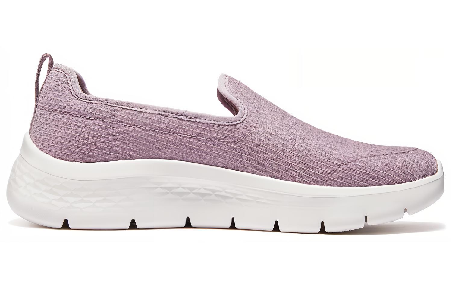 Skechers Go Walk Fle Mesh, Textile Cushioning Breathable Low top Casual Shoes Unisex Pink