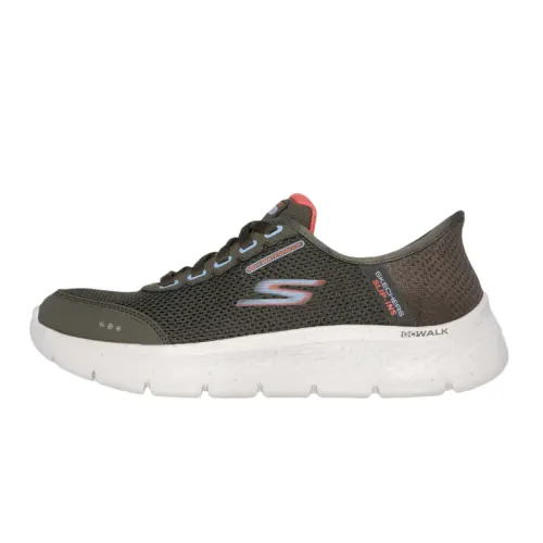 Skechers Go Walk Fle Breathable And Lightweight Low top Casual Shoes Women's Brown