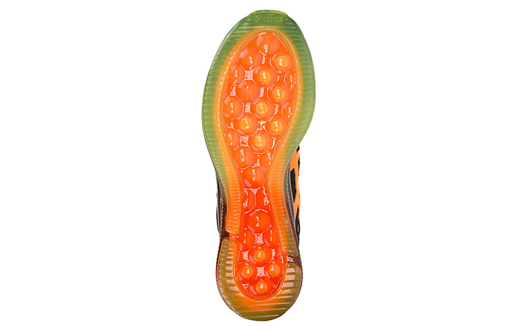 Мужские кроссовки ASICS GEL-Quantum (черно-оранжевые) — 1290 — фото 5