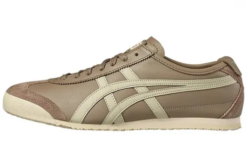 Onitsuka Tiger MEXICO 66 Abrasion Resistant Low top Casual Shoes Unisex Beige Brown